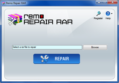 Screenshot of Repair RAR 1.0.0.12